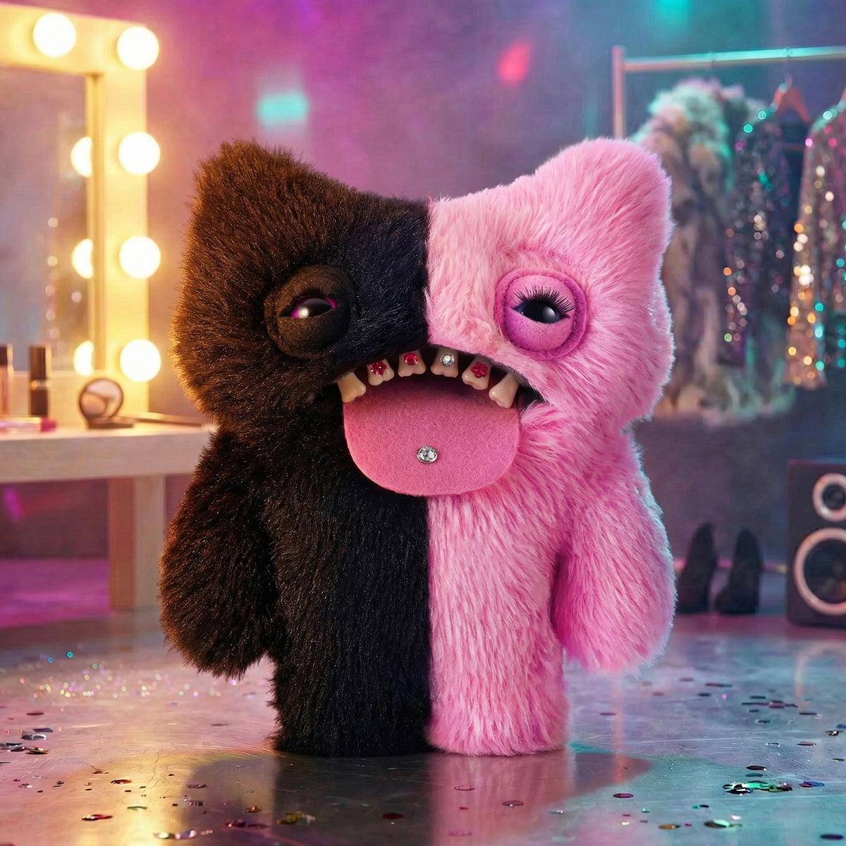 Fuggler Wide Eyed Weirdo – Bleikur/svartur