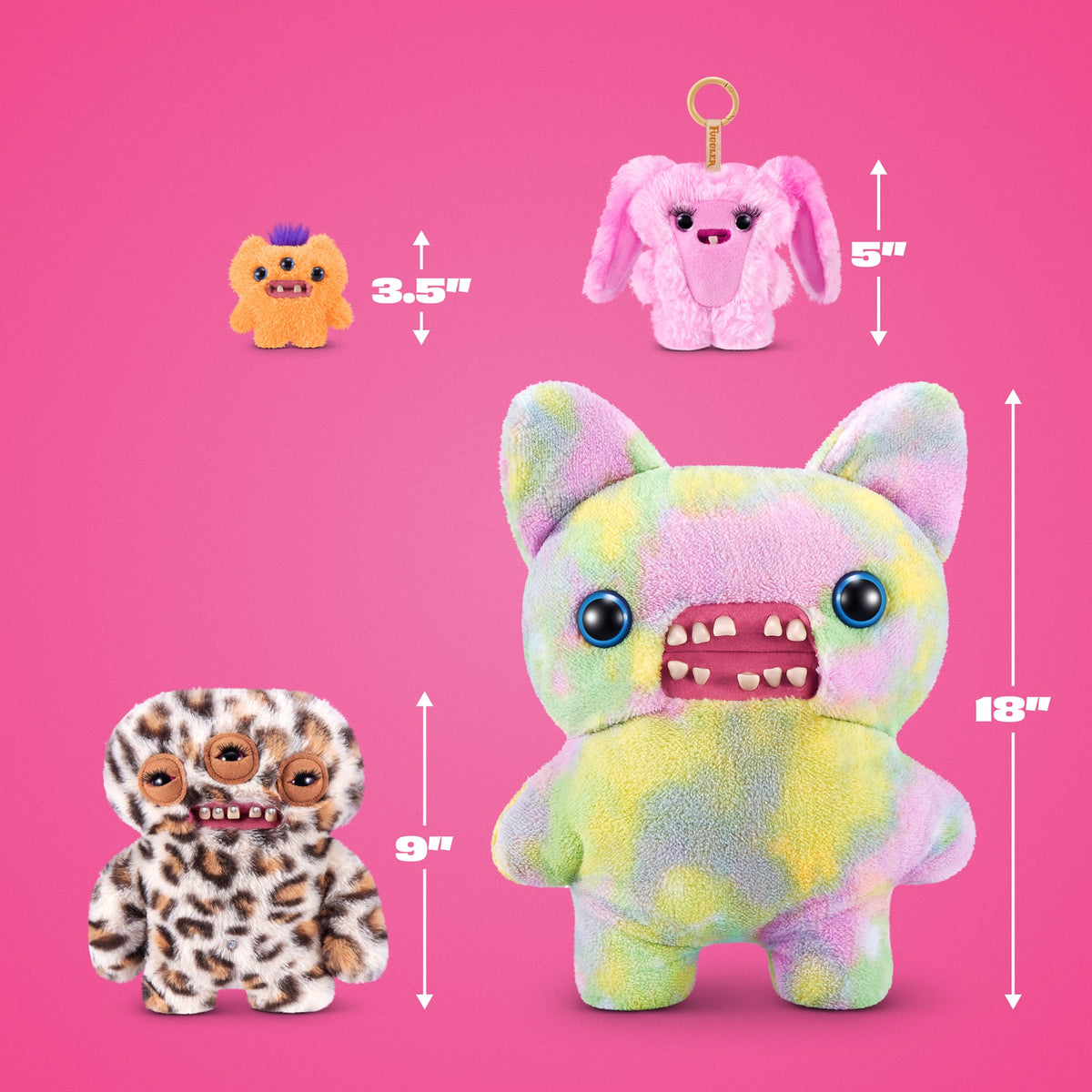 Fuggler Baby Baddies lyklakippa 12 cm