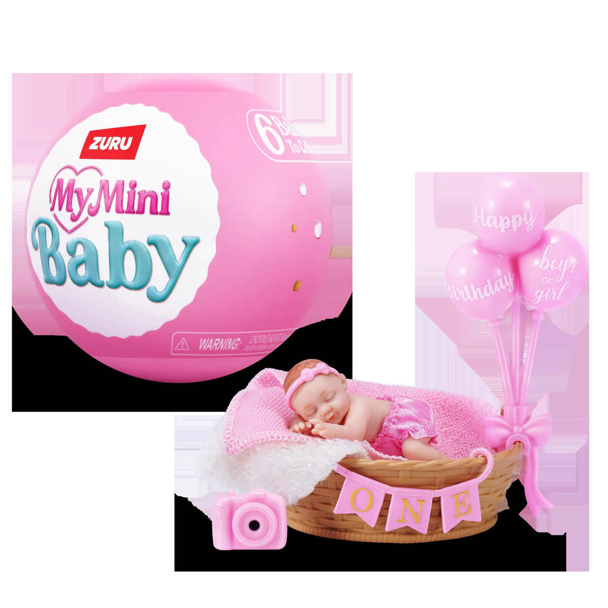 ZURU 5 SURPRISE- Mini Baby Afmæli sería 1