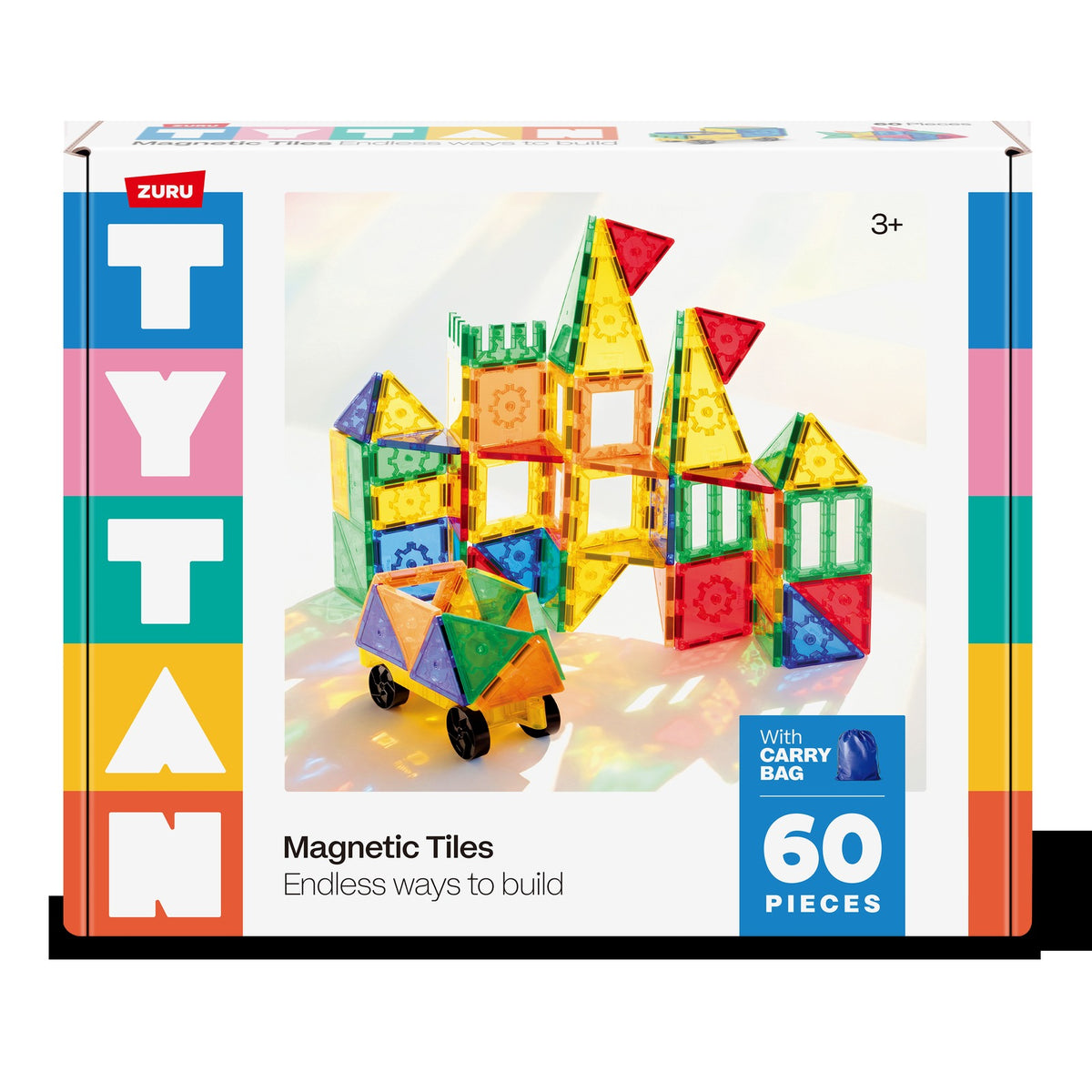 Tytan Segulkubbar 60 stykki