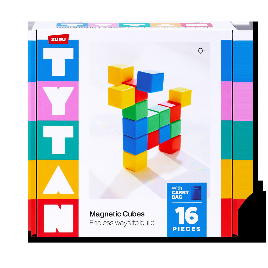 Tytan 16 stykki 3d segulkubbar