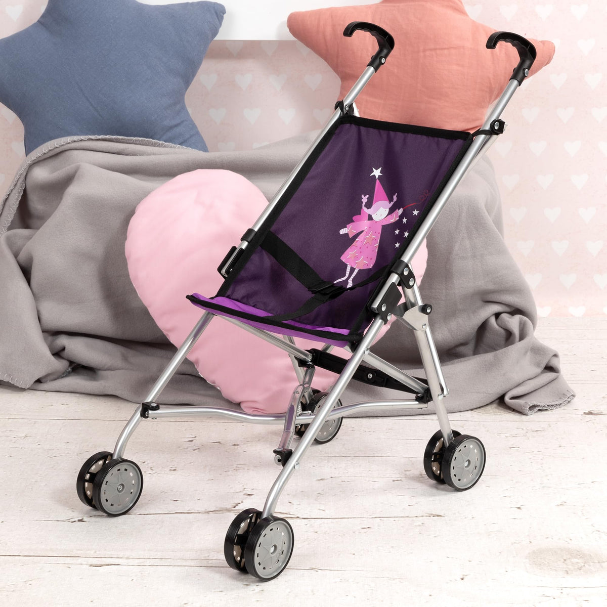 Dúkkukerra BUGGY Fjólublá