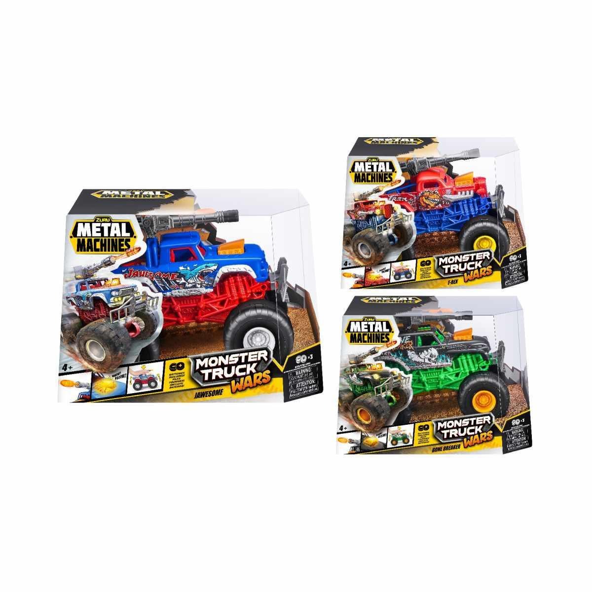 ZURU METAL MACHINES Monster Wheels 3litir