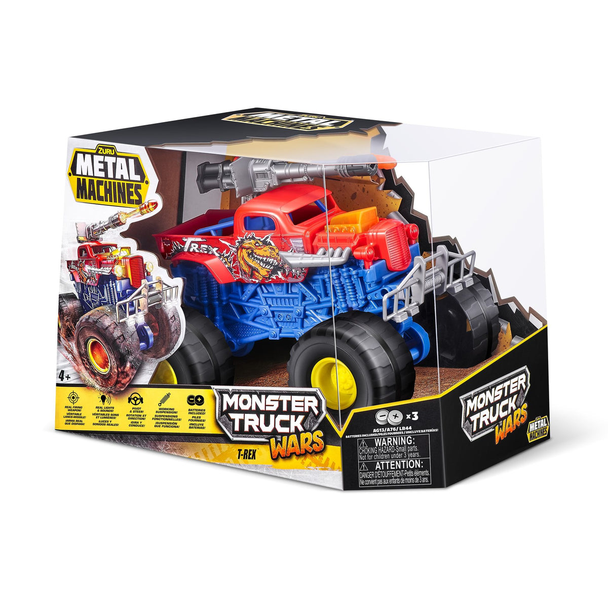 ZURU METAL MACHINES Monster Wheels 3litir