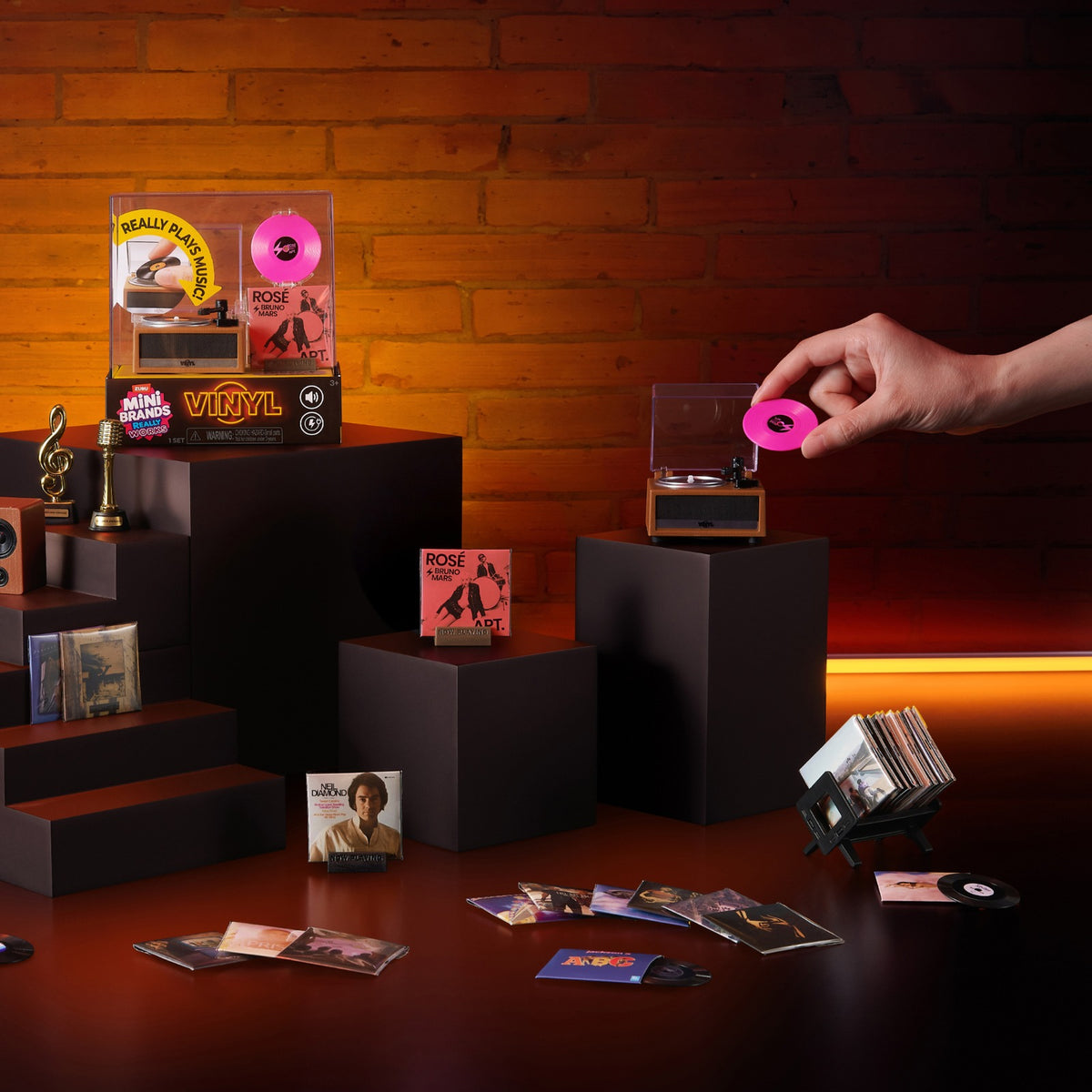 Mini Brands Vinyls Plötuspilari