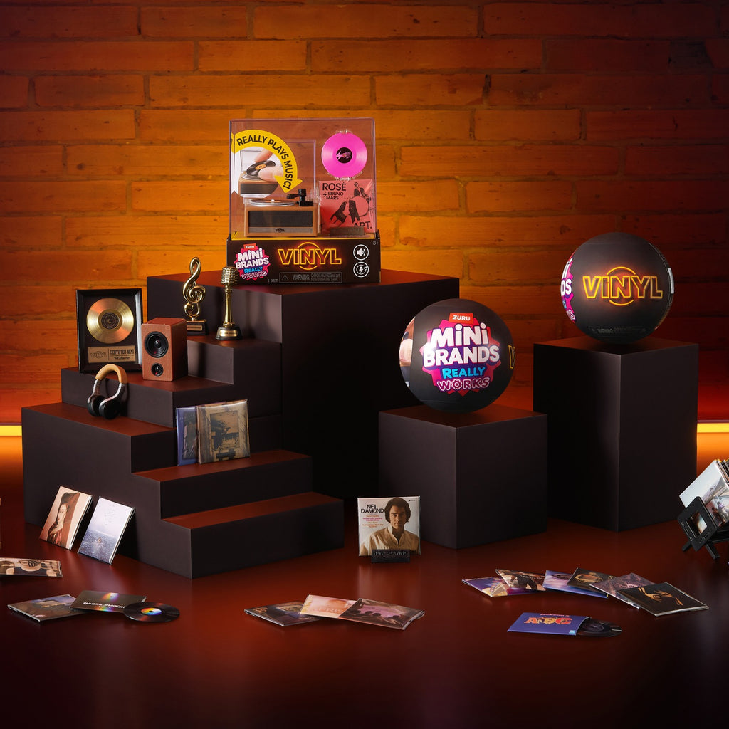 Mini Brands Vinyls Plötuspilari
