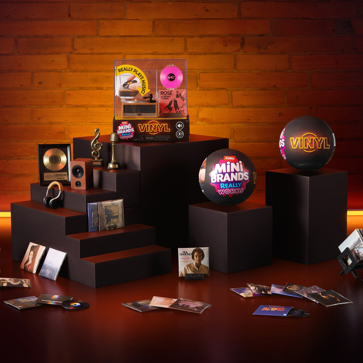 Mini Brands Vinyls Plötuspilari