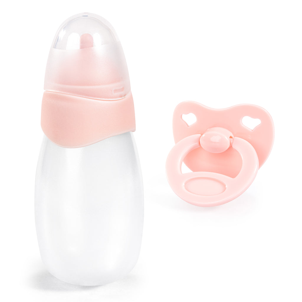 First Word Baby 38cm  Dökkbleik föt