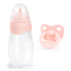 First Word Baby 38cm  Dökkbleik föt