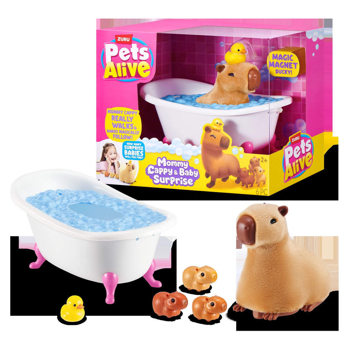Pets Alive  Capybara Mamma & Ungar