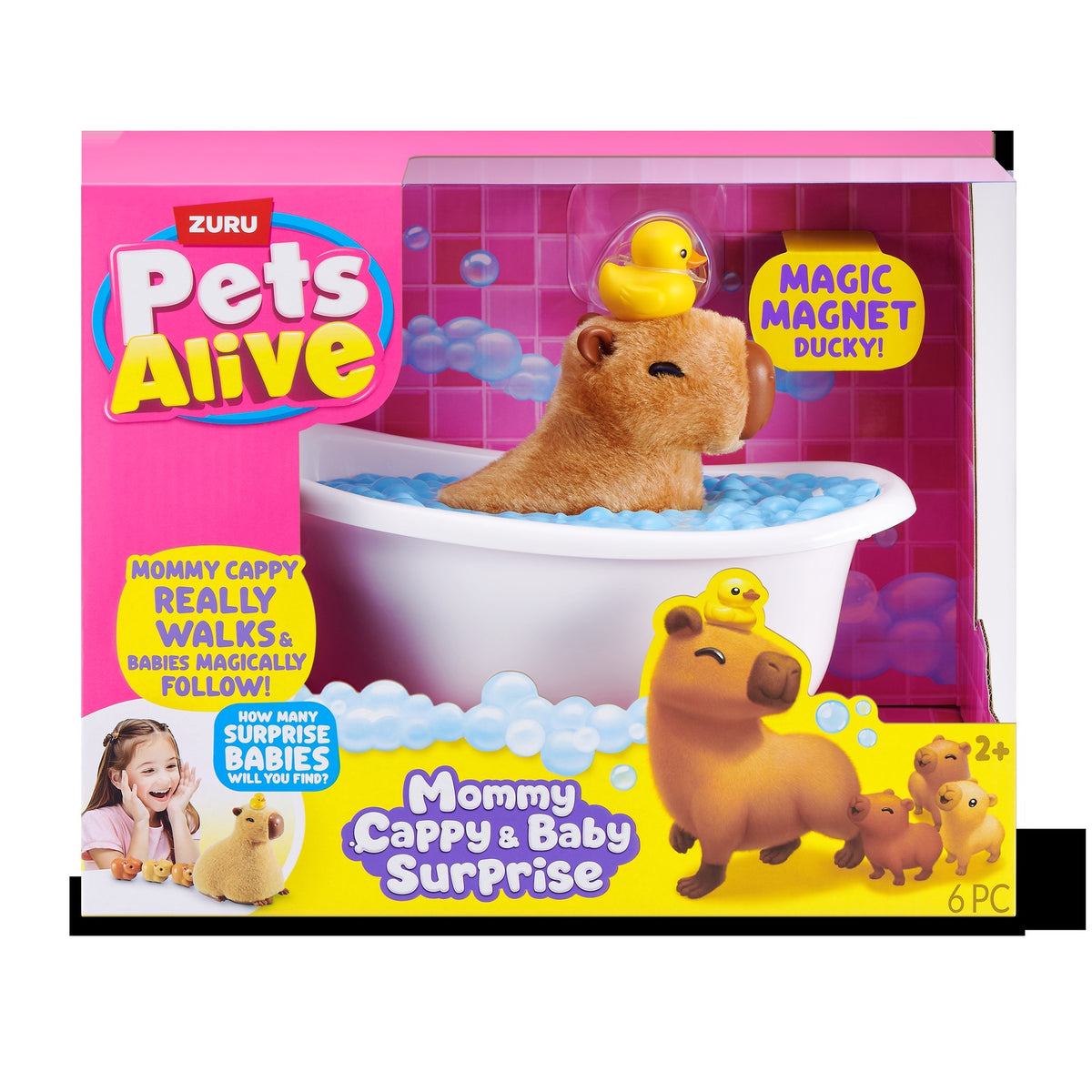 Pets Alive  Capybara Mamma & Ungar