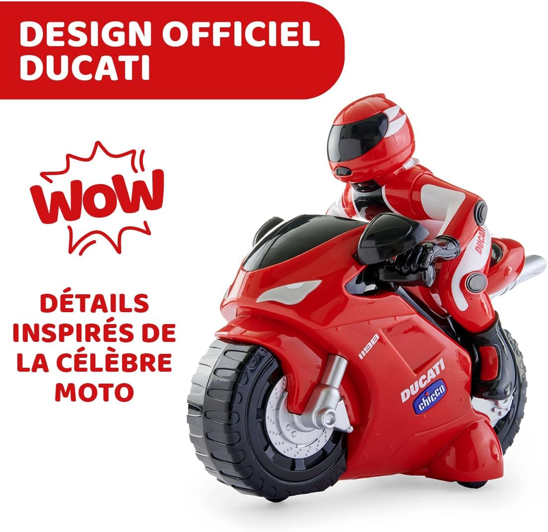 Chicco DUCATI 1198 R/C fjarstýrt mótorhjól