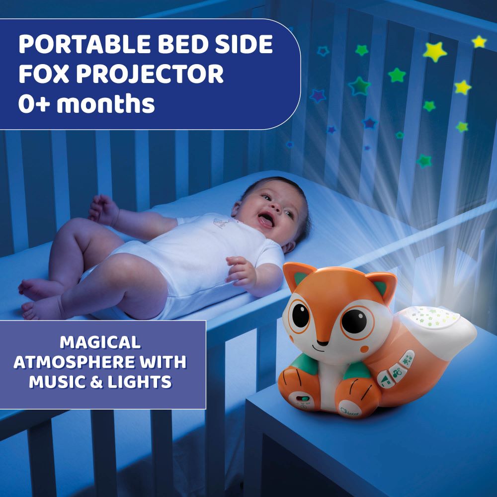 Chicco Foxy refur spiladós og skjávarpi