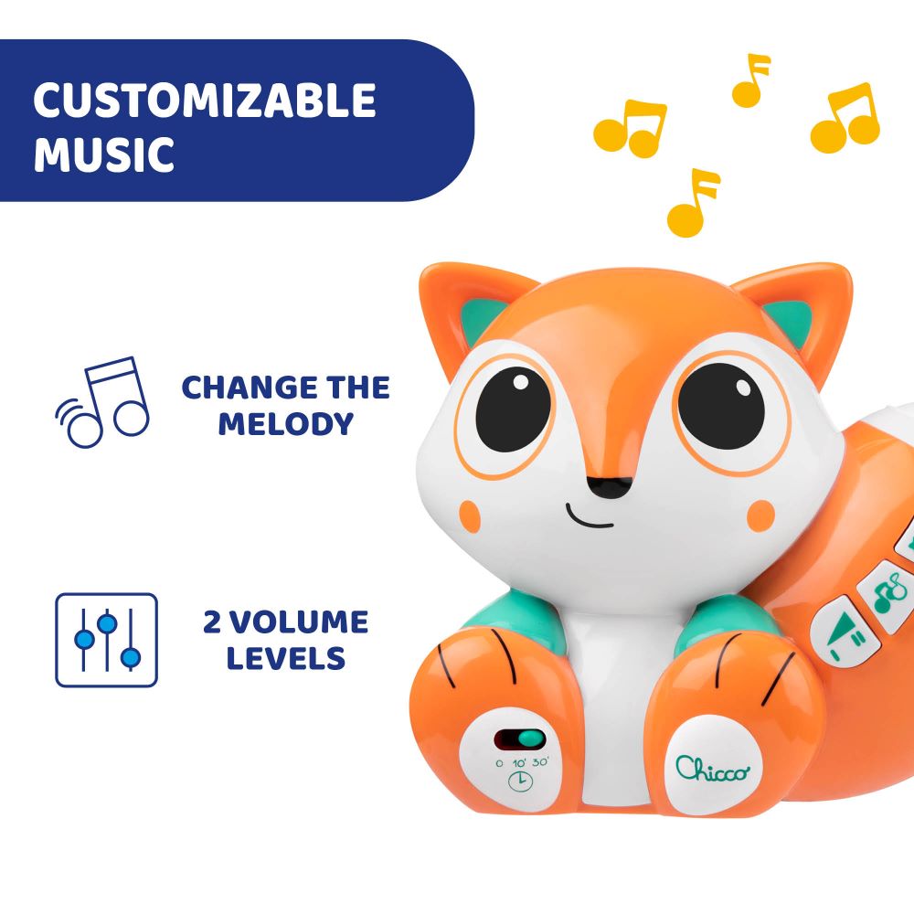 Chicco Foxy refur spiladós og skjávarpi