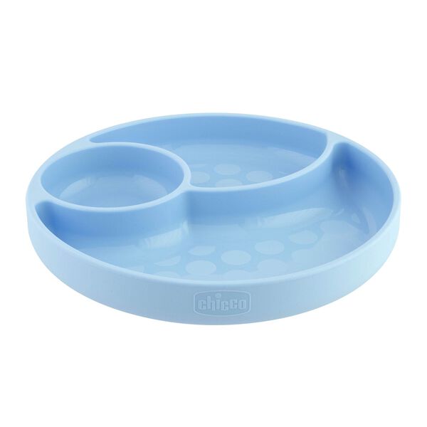 Chicco Silicone diskur blár m hólfum
