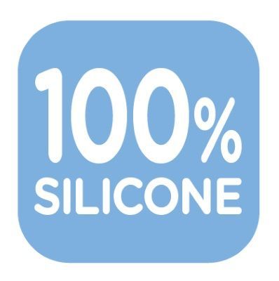 Chicco Silicone Hjartalaga diskur bleik