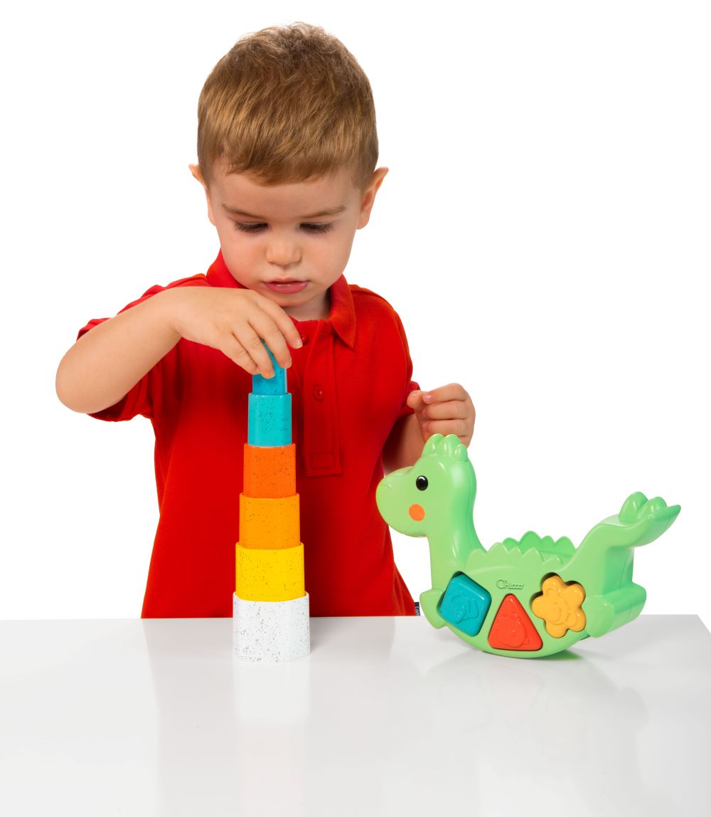 Chicco Risaeðla með formakubbum ECO +