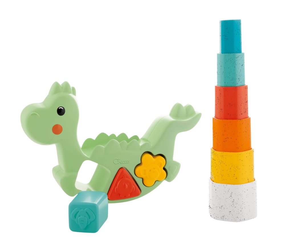 Chicco Risaeðla með formakubbum ECO +
