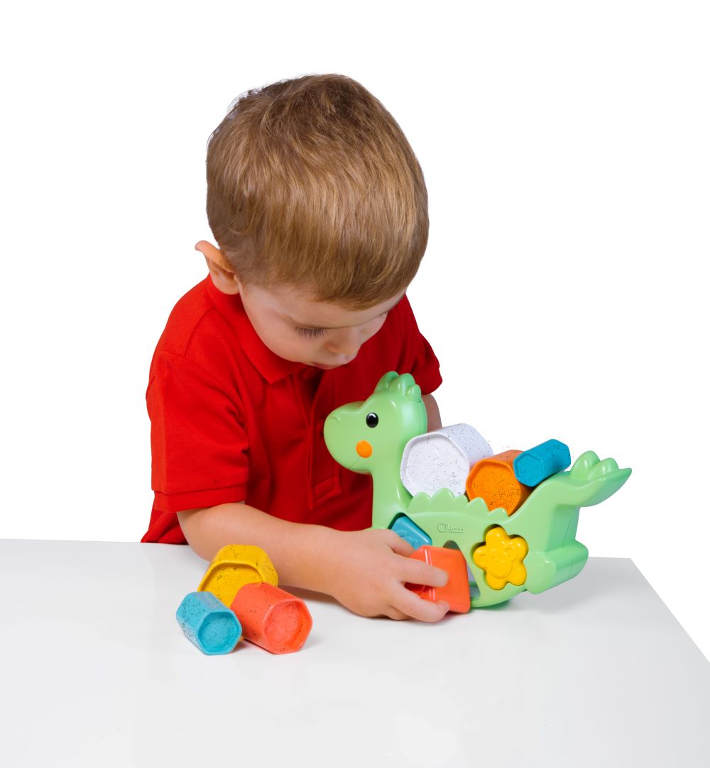 Chicco Risaeðla með formakubbum ECO +