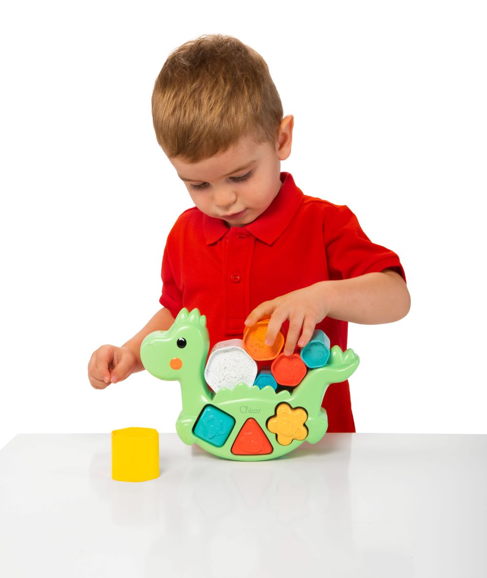 Chicco Risaeðla með formakubbum ECO +