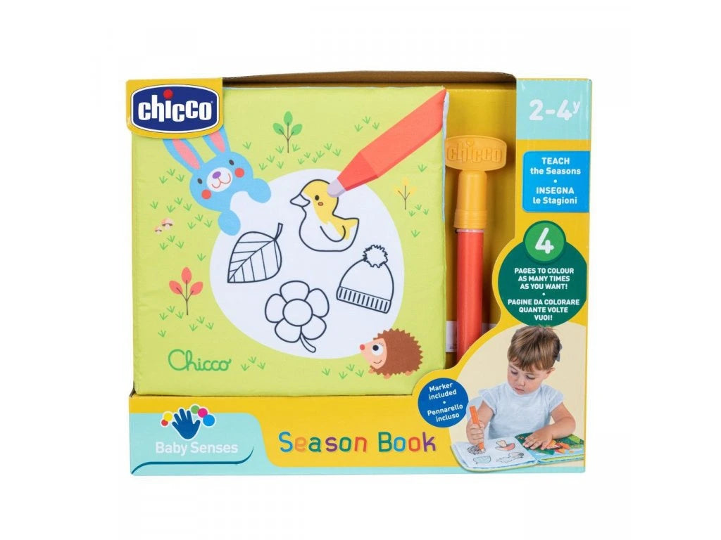 Chicco Vatnslitabók úr efni