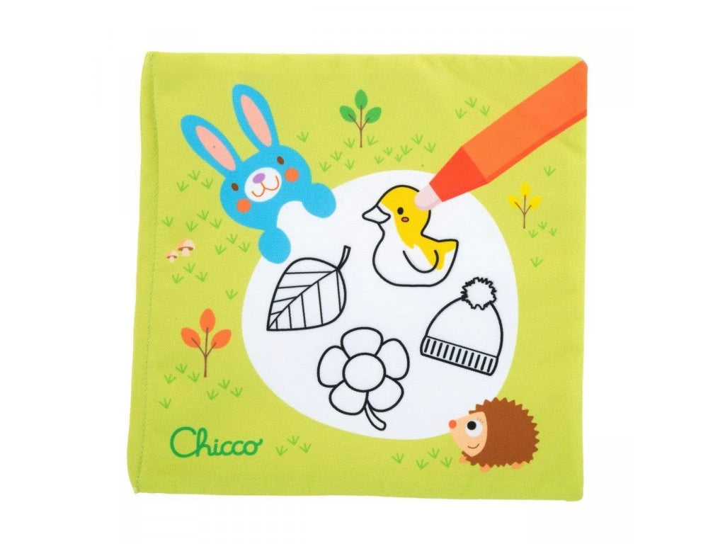 Chicco Vatnslitabók úr efni