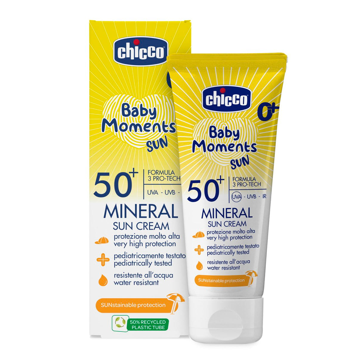 Chicco Sólarvörn Mieneral +50 75ML