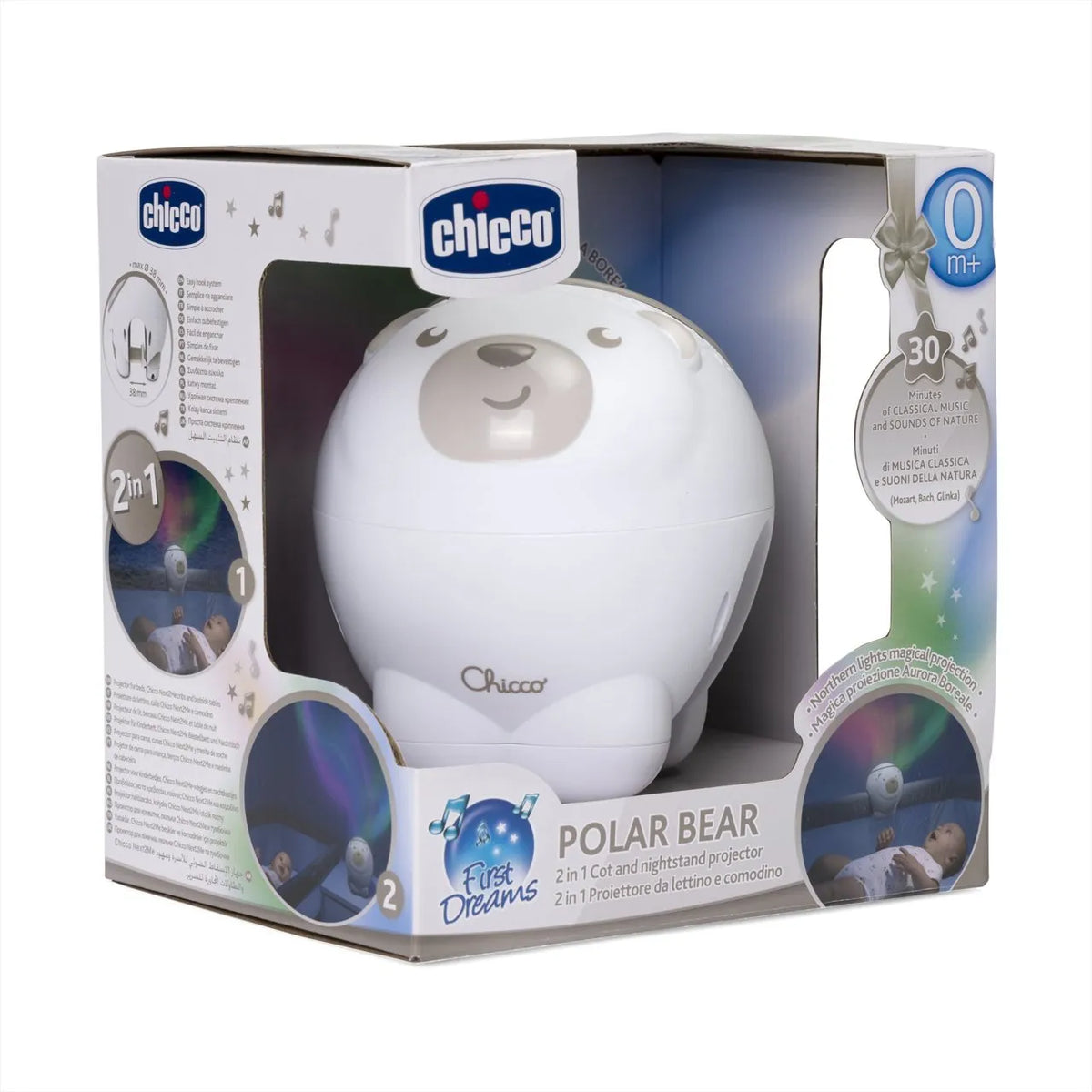 Chicco Ísbjörn með norðurljósum spiladós