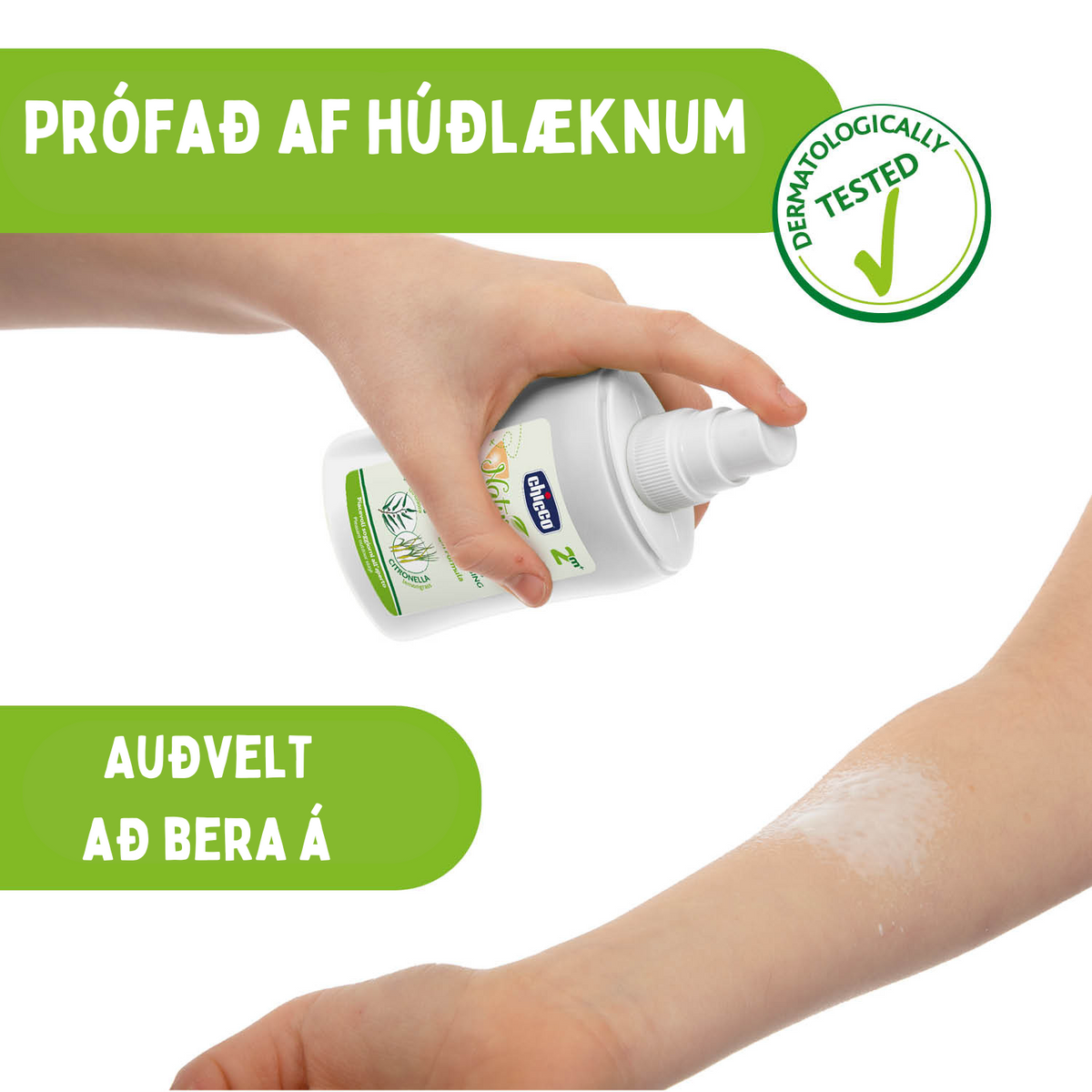 Chicco flugnafælu NATURALZ spray 100ml