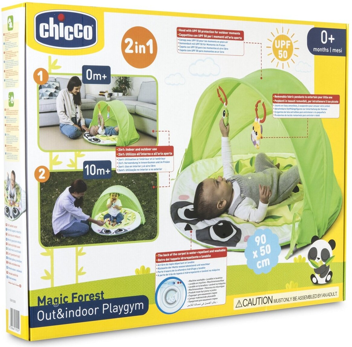 Chicco leikteppi með tjaldi