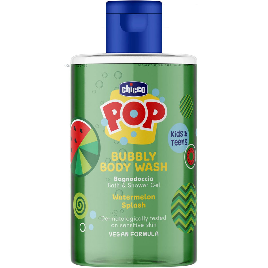 Chicco POP BUBBLY BODY WASH VATNSMELÓNA SPLASH 300ML
