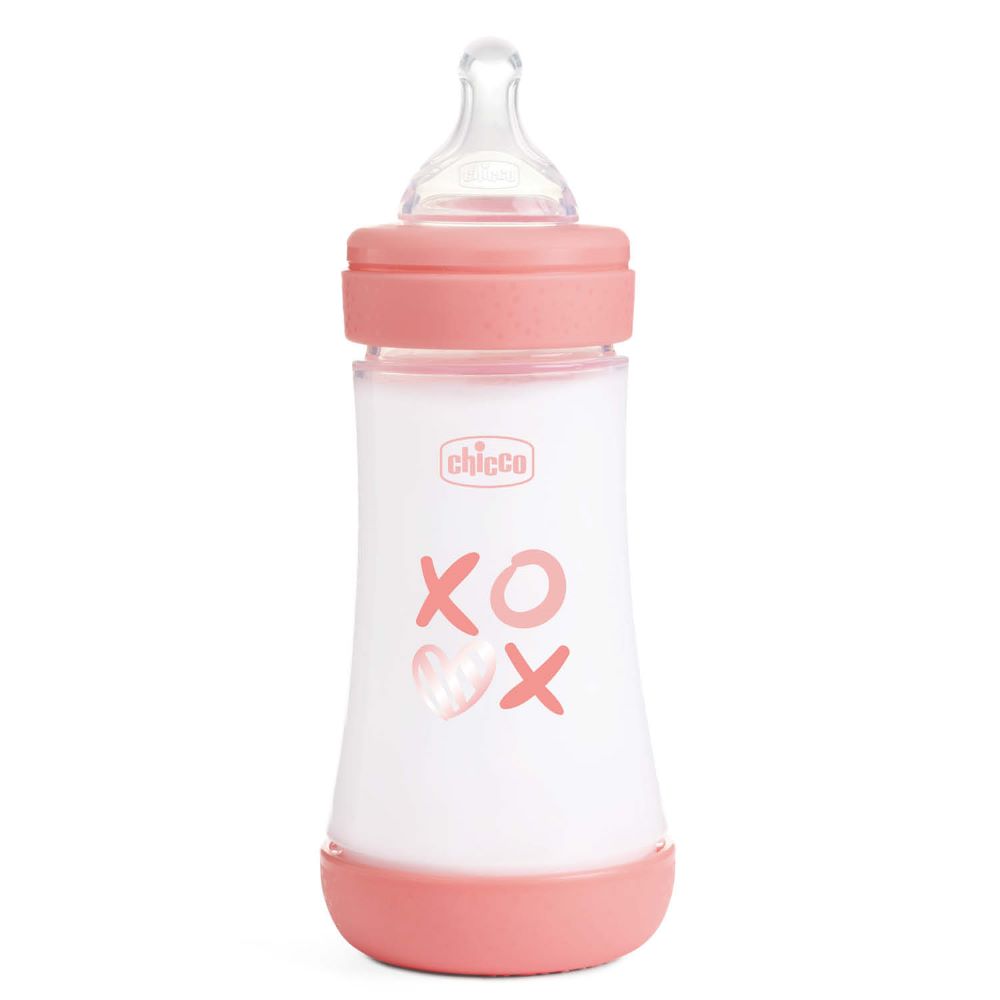 Chicco Perfect5 240ml peli XO bleikur