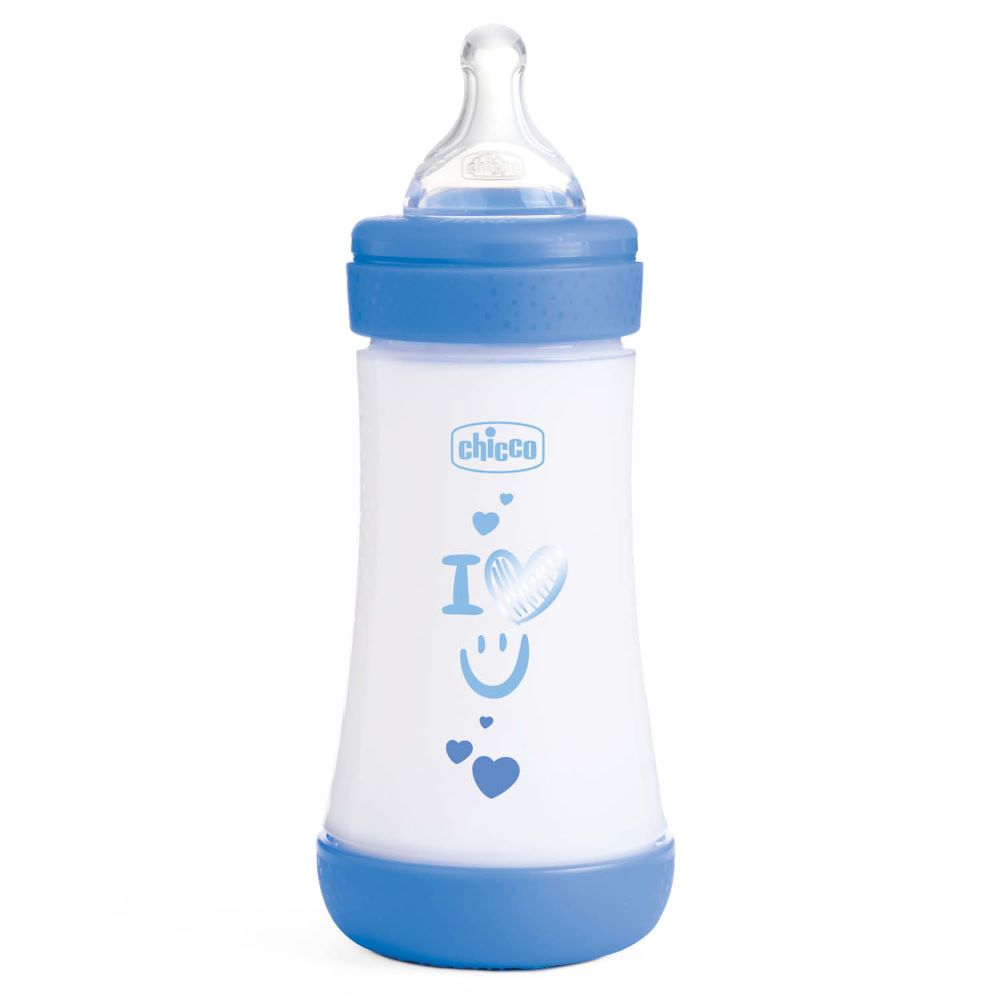 Chicco Perfect5 240ml peli XO blár