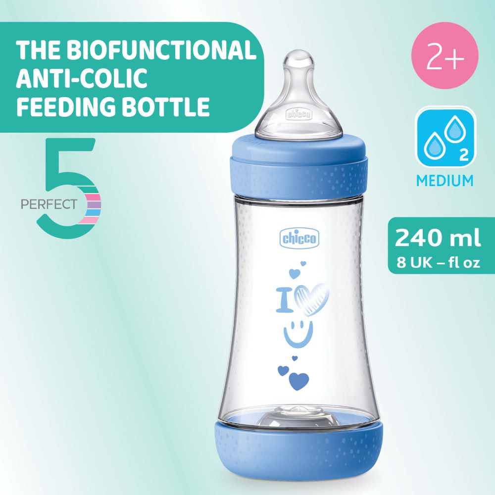Chicco Perfect5 240ml peli Neutral 2026