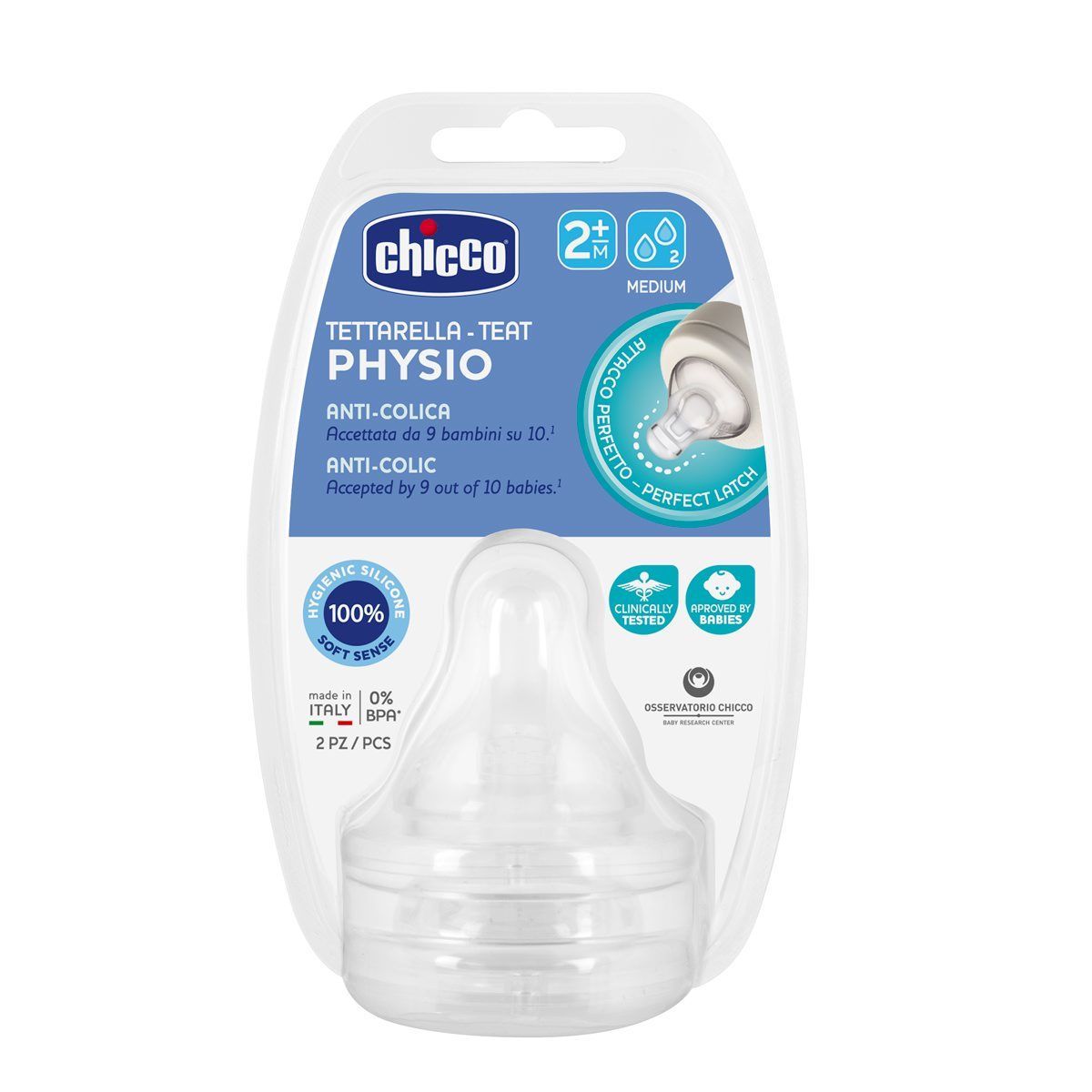 Chicco Perfect5 Tútta 0 mánaða 2stk