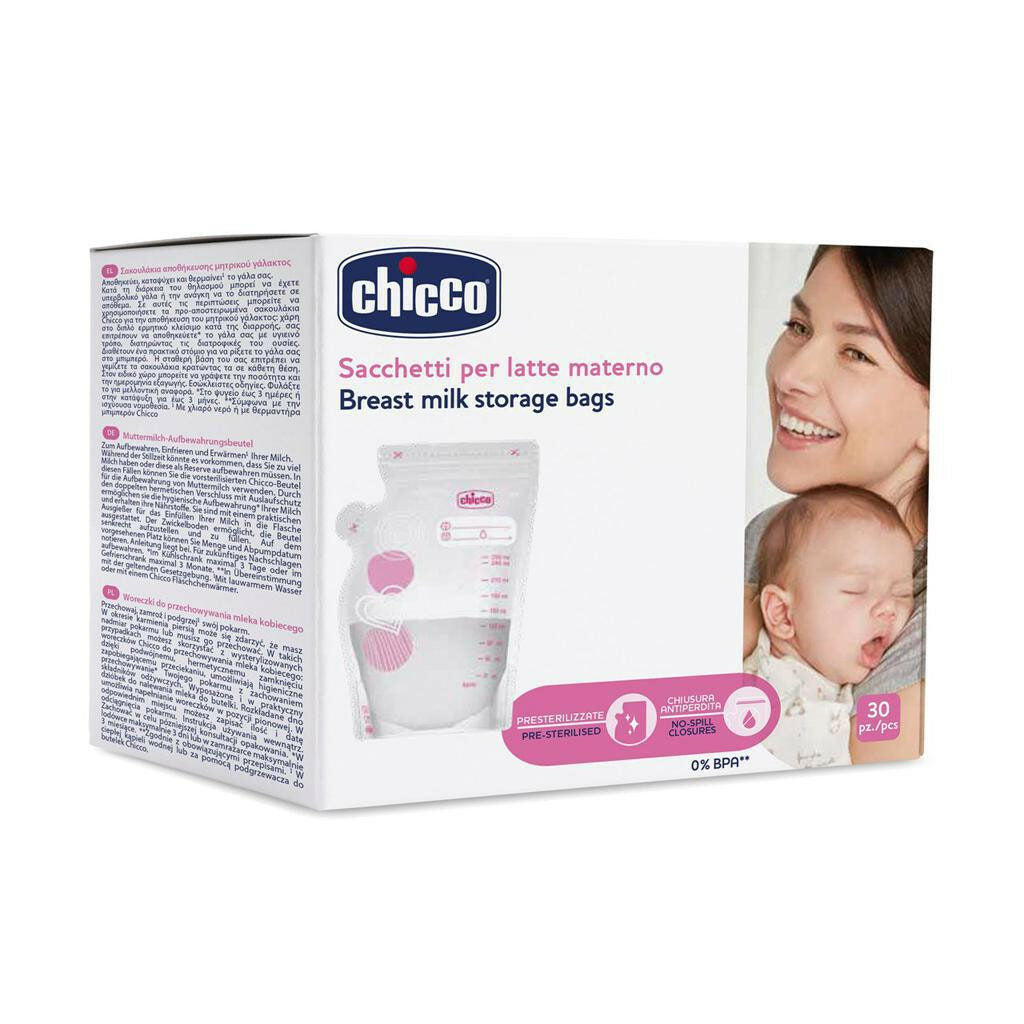Chicco pokar fyrir brjóstamjólk 30stk