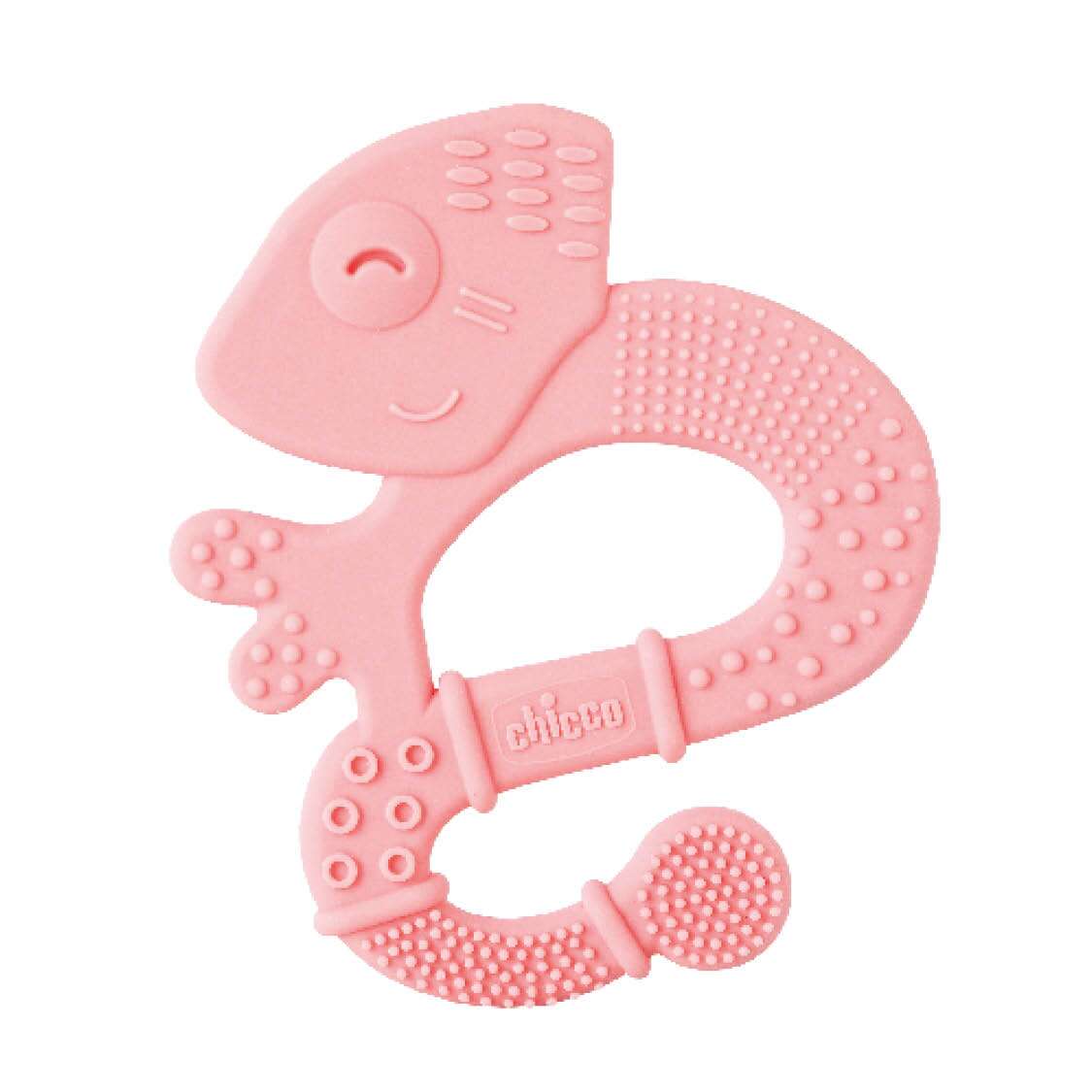 Chicco tannhring silicone bleikur +2mán
