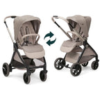 Chicco Bellagio Primo kerra með vagnstykki Como lake með Chicco Kory bílstól og 360 gráðu isofix base