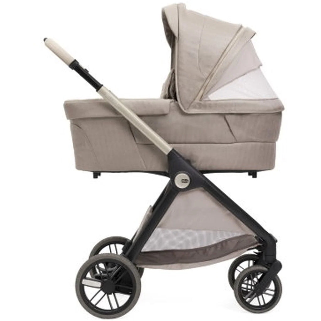 Chicco Bellagio Primo kerra með vagnstykki Como lake með Chicco Kory bílstól og 360 gráðu isofix base