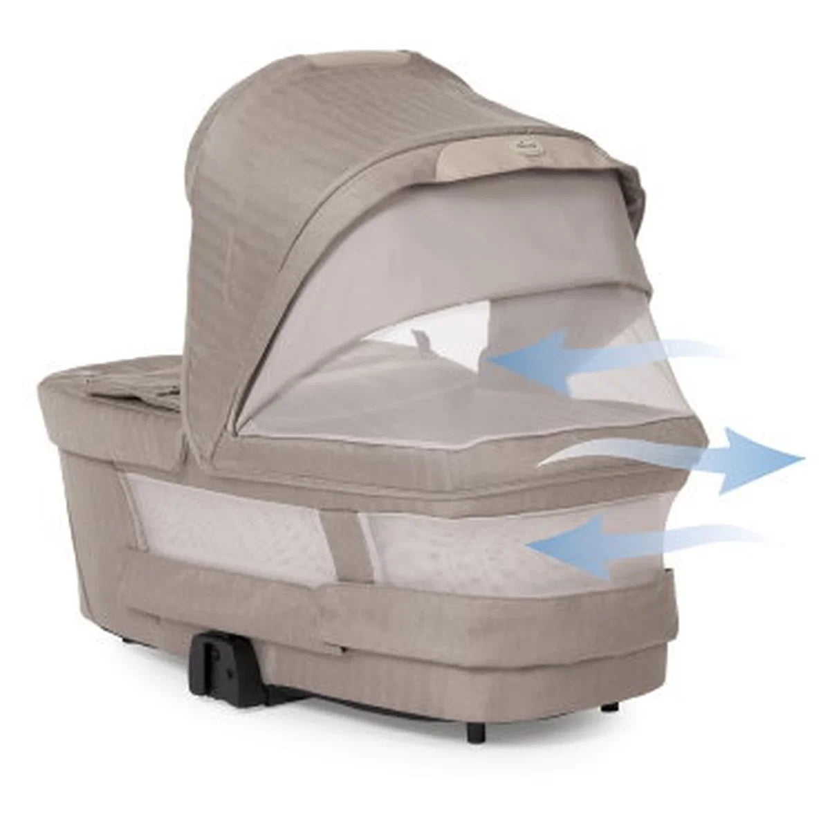 Chicco Bellagio Primo kerra með vagnstykki Como lake með Chicco Kory bílstól og 360 gráðu isofix base