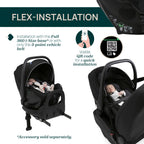 Chicco Bellagio Primo kerra með vagnstykki Como lake með Chicco Kory bílstól og 360 gráðu isofix base