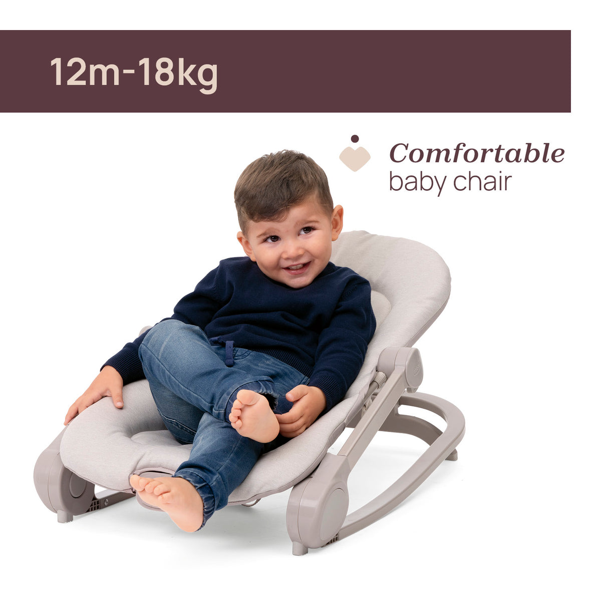Chicco Mia Ömmustóll m/titring Fossil