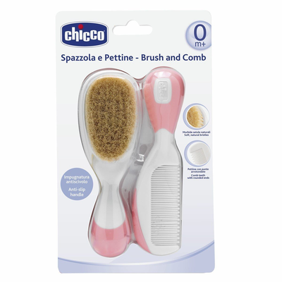 Chicco hárbursta sett blátt