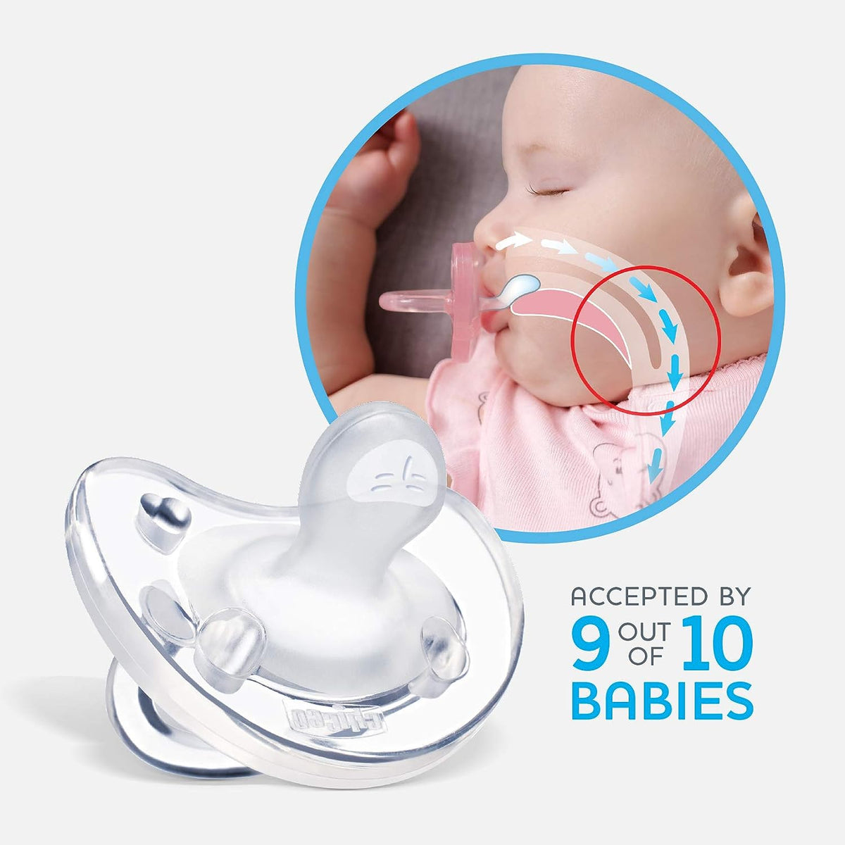 Chicco PH Soft LUXE 2-6 mán Pastel 1stk