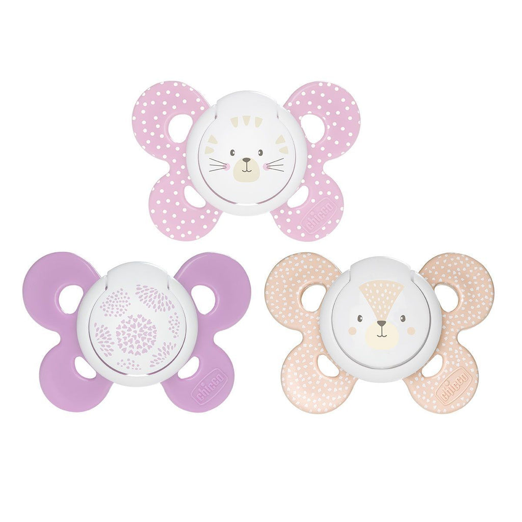 Chicco Ph Comfort snuð 6-16 bleik 2 stk