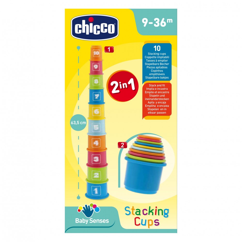 Chicco kubbaturn með gati í botni