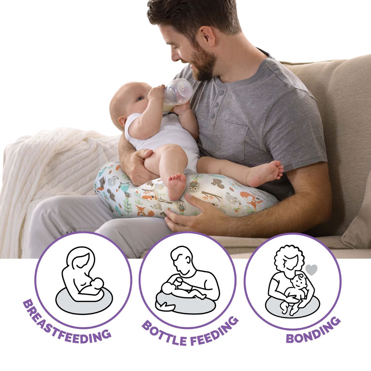 Chicco Boppy LITTLE FARM Bómull