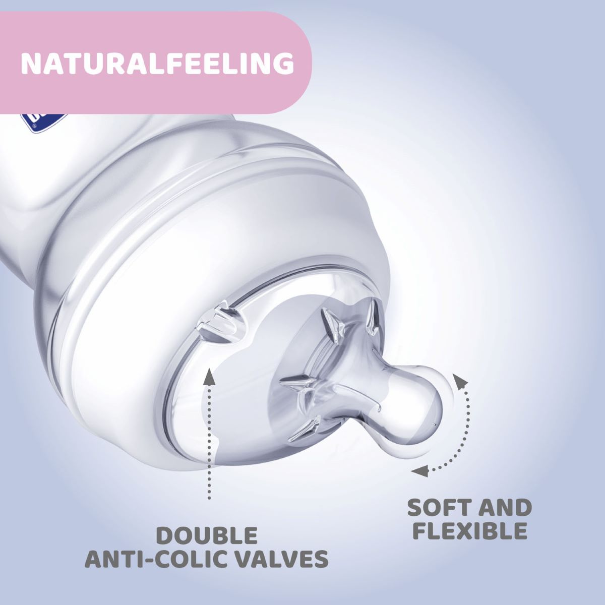 Chicco Natural Feeling UNI 150ml +0mán