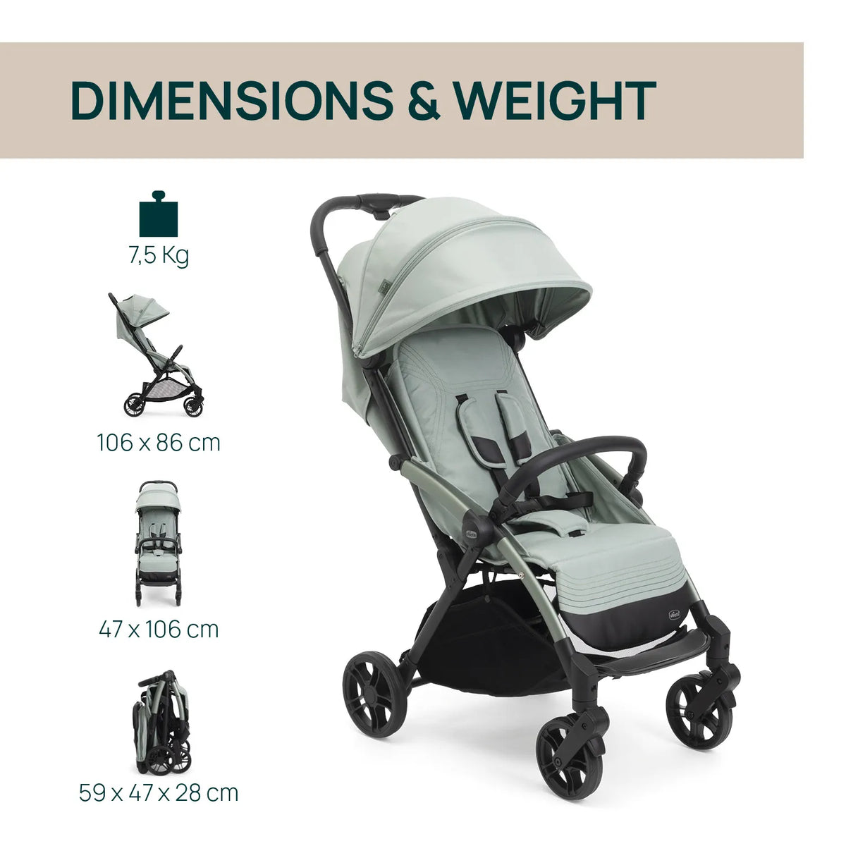 Chicco Goody XPLUS kerra Sage