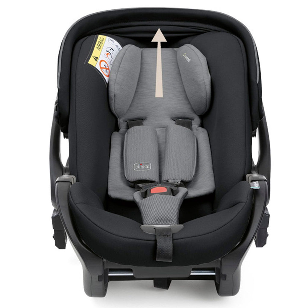 Chicco First-Seat Recline svartur ungbarnabílstóll